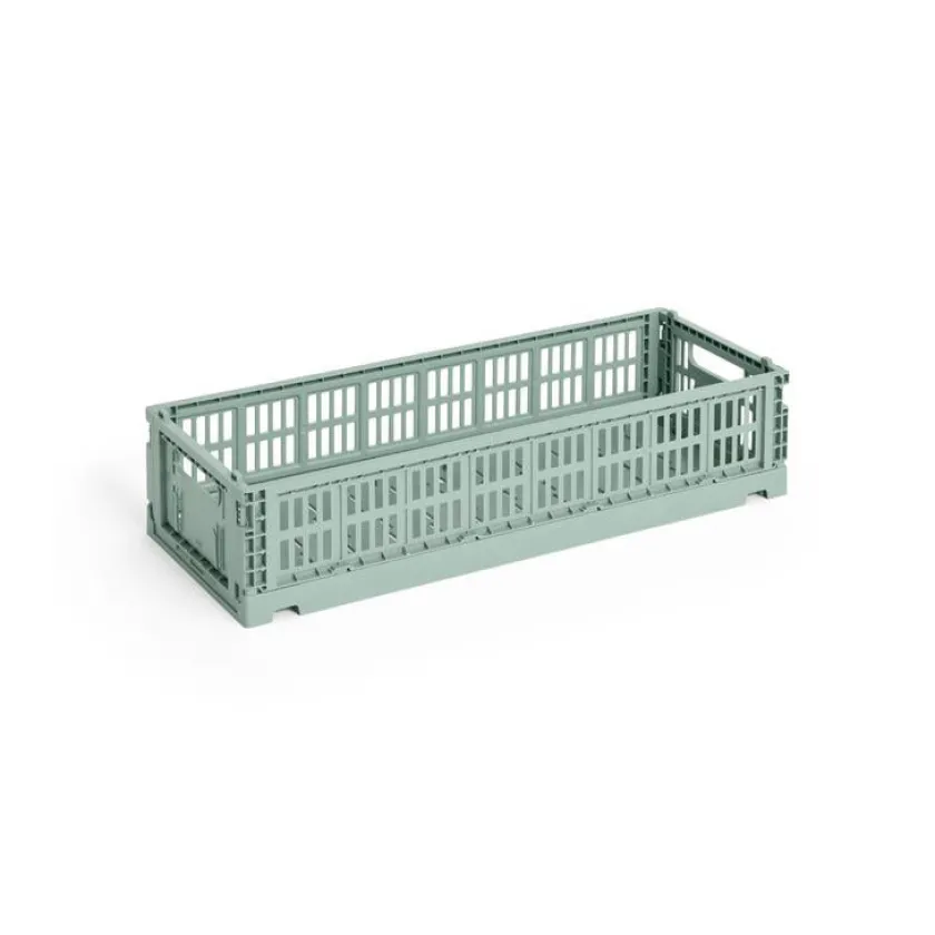 HAY Colour Crate Mini Oblong, Grey fra>Børn Gaver|Gaver Til Børn