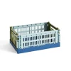 HAY Colour crate S, mix dusty blue fra>Børn Gaver|Gaver Til Børn