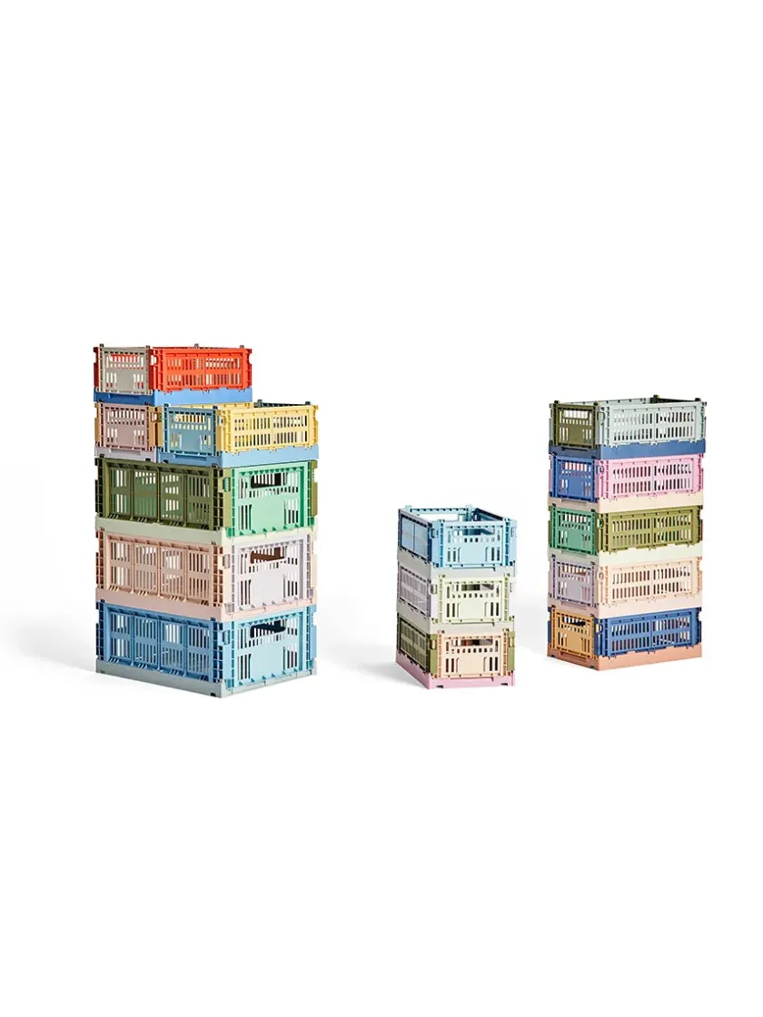 HAY Colour Crate Small, Dark green fra>Børn Opbevaring På Børneværelset|Opbevaring