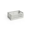 HAY Colour Crate Small, Grey fra>Børn Opbevaring På Børneværelset|Opbevaring