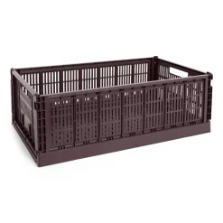 HAY Colour Crate X-Large, Bordeaux fra>Børn Gaver Til Ham|Opbevaring På Børneværelset