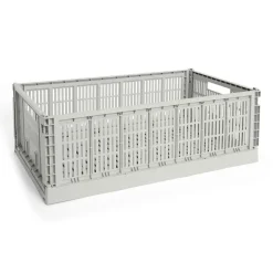 HAY Colour Crate X-Large, Grey fra>Børn Opbevaring På Børneværelset|Opbevaring