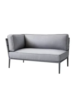 Cane-line Conic 2 pers. Modulsofa, venstre inkl. hyndesæt fra><noscript><img width=