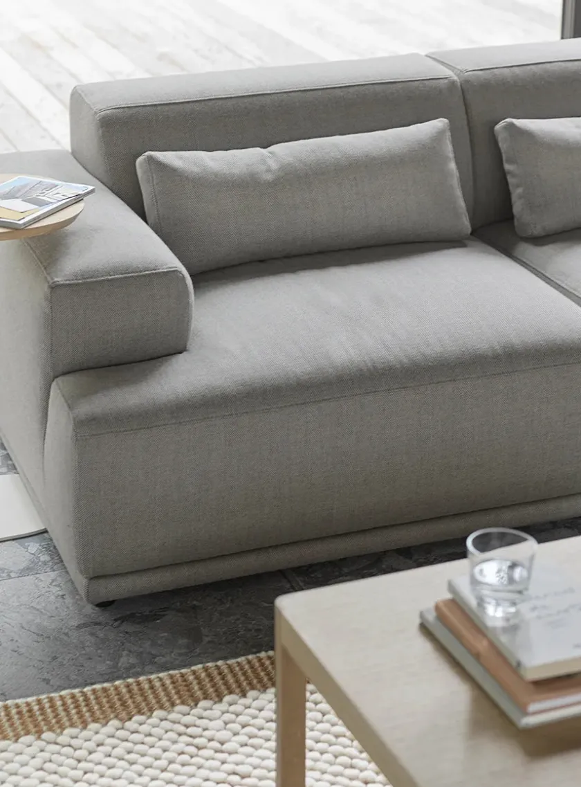 Muuto Connect Soft Modular 2 pers. sofa, kombination 3 fra> Sofaer