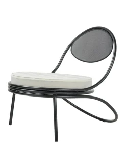 GUBI Copacabana Lounge Chair, black semi matt fra> Lænestole