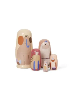 Ferm Living Critter Nesting Dolls fra>Børn Legetøj