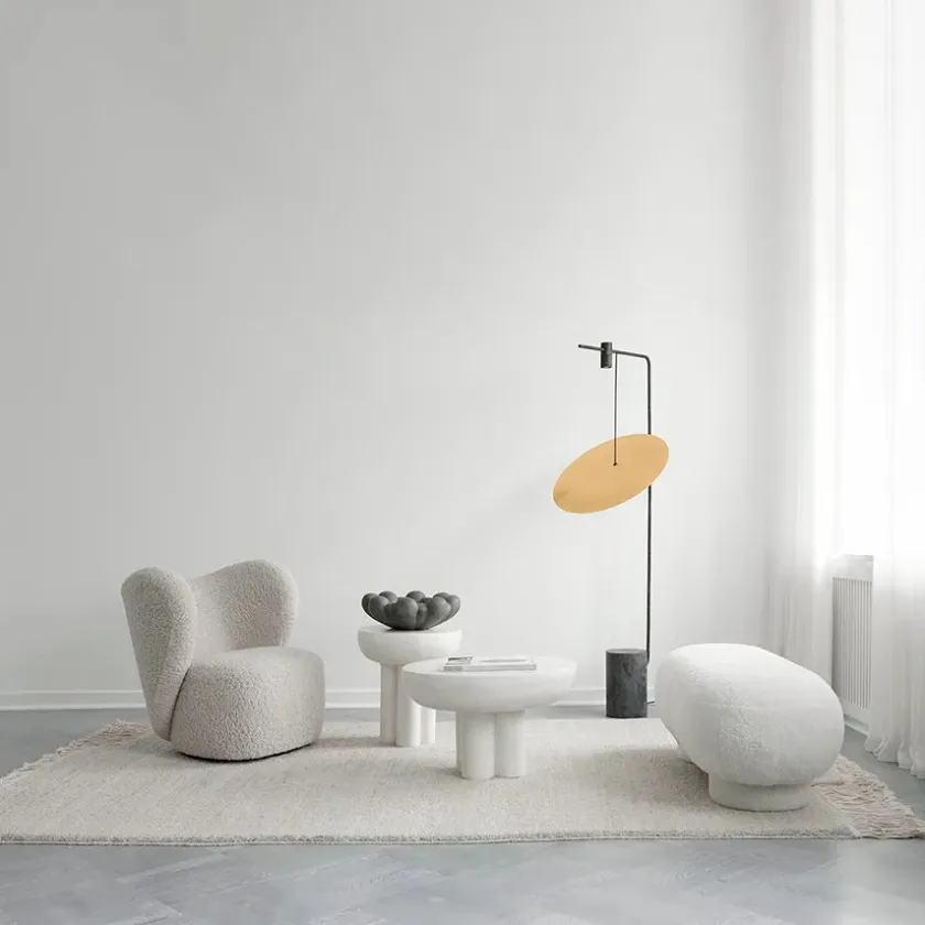 101 Copenhagen Crown Table, low bone white fra> Sofaborde