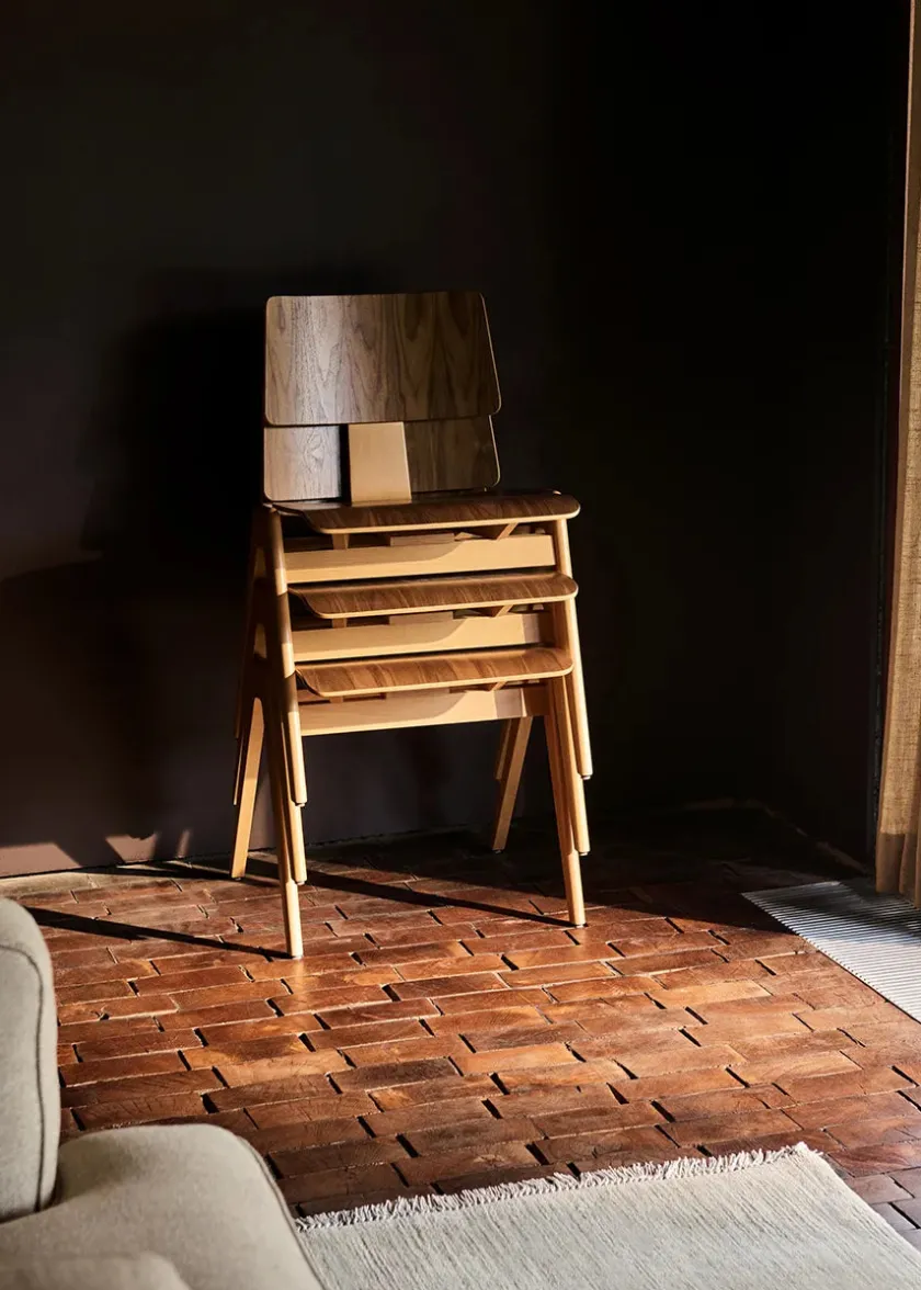 &Tradition Daystak Side Chair RD1 fra> Spisebordsstole