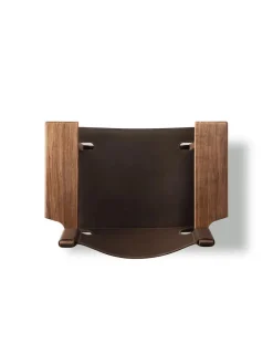Fredericia Furniture Den Spanske Stol i sort læder, eg sort lak af Børge Mogensen><noscript><img width=