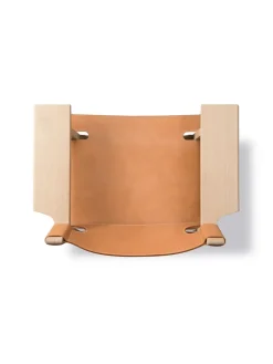 Fredericia Furniture Den Spanske Stol i sort læder, eg sæbe af Børge Mogensen><noscript><img width=