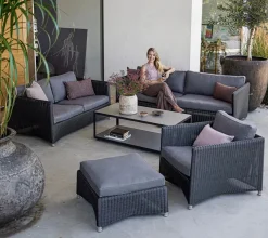 Cane-line Diamond 3 pers Sofa inkl. hynde fra><noscript><img width=