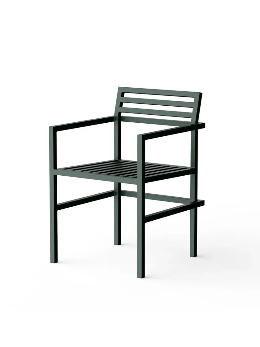Nine Dining Arm Chair, grøn fra 19 Outdoors> Havestole