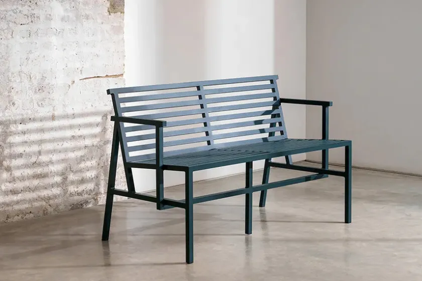 Nine Dining Bench, grøn fra 19 Outdoors> Havebænke