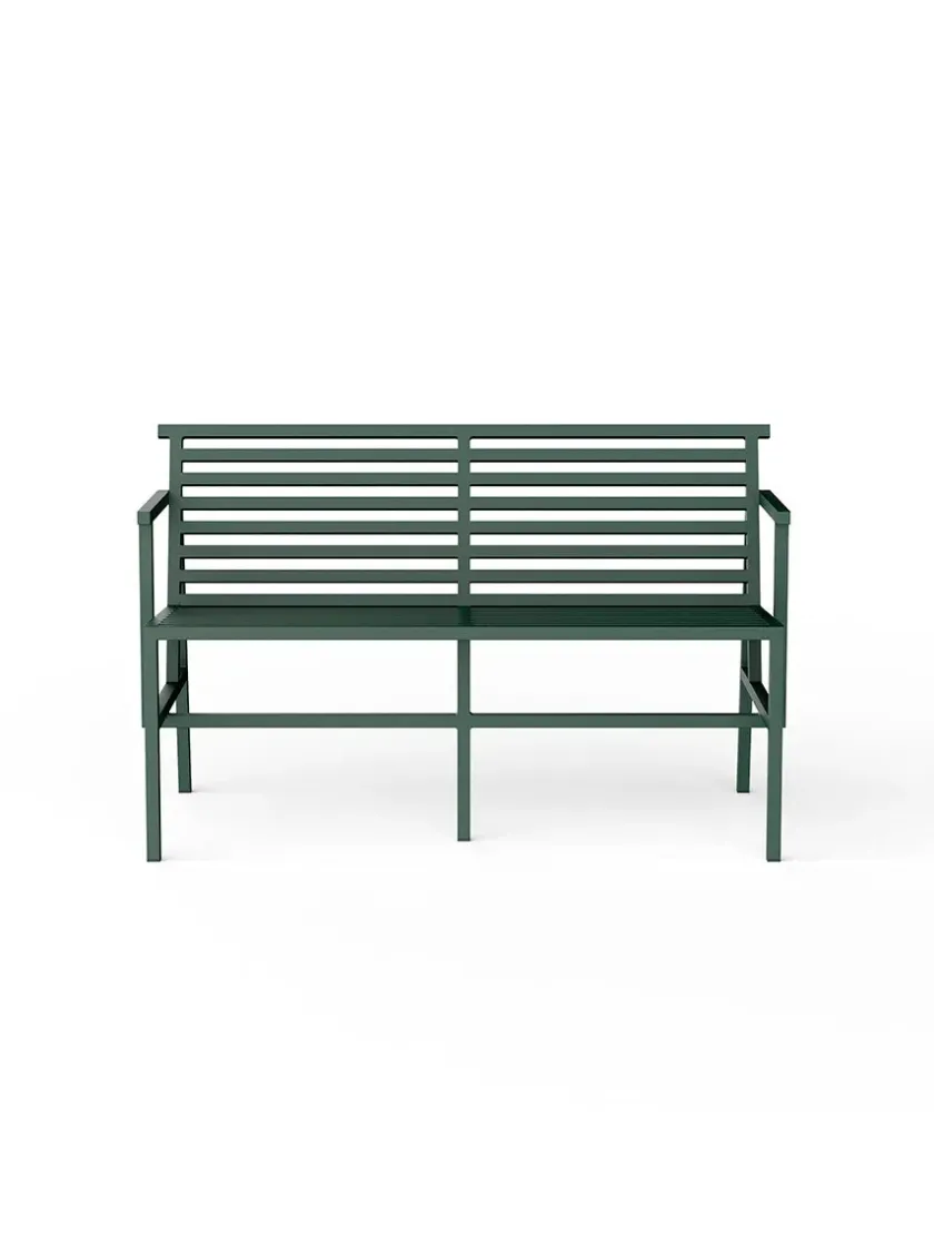 Nine Dining Bench, grøn fra 19 Outdoors> Havebænke