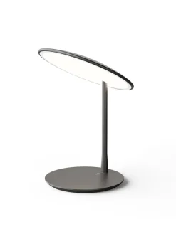 Nine Disc table light, brushed brass fra><noscript><img width=