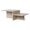 Ferm Living Distinct Coffee Table, Travertine fra> Sofaborde