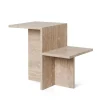 Ferm Living Distinct Side Table, Travertine fra> Sideborde Og Små Borde
