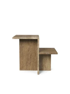 Ferm Living Distinct Side Table, Travertine fra><noscript><img width=
