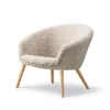 Fredericia Furniture Ditzel Lounge Chair, lammeskind fra> Loungestole|Lænestole