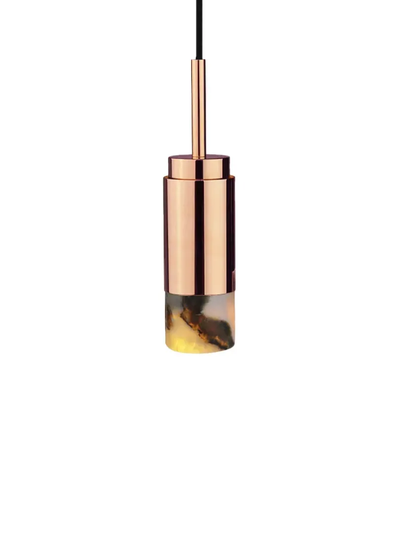 Anour Donya ONYX Cylinder, amber fra> Spots|Pendler