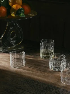 Ferm Living Doodle Glasses Low, sæt á 2 stk. fra> Service
