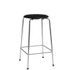 Fritz Hansen Dot Barstol m. 4 ben, sortlakeret ask af Arne Jacobsen> Barstole