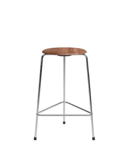 Fritz Hansen Dot Barstol, valnød finer af Arne Jacobsen> Barstole