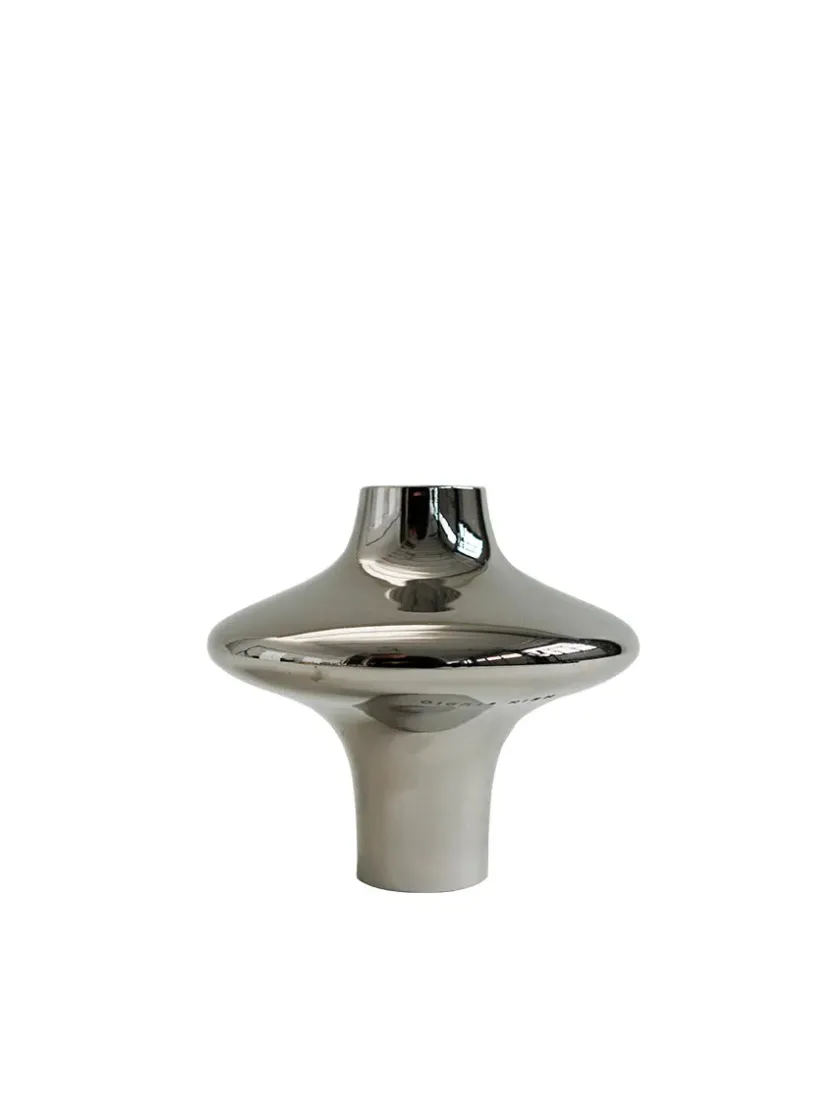 Hein Studio Doublet Candleholder Large, silver fra> Lysestager
