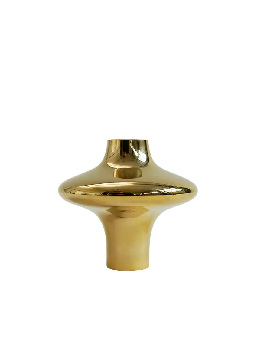 Hein Studio Doublet Candleholder Large, silver fra> Lysestager