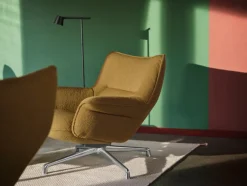 Muuto Doze Lounge Chair, Low Back, Heath tekstil, Tube base fra><noscript><img width=