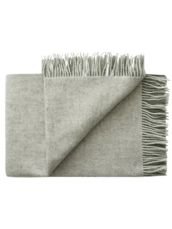 Silkeborg Uldspinderi Drejø Plaid, camel fra><noscript><img width=