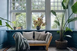 Silkeborg Uldspinderi Drejø Plaid, camel fra><noscript><img width=