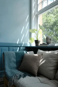 Silkeborg Uldspinderi Drejø Plaid, sage fra><noscript><img width=