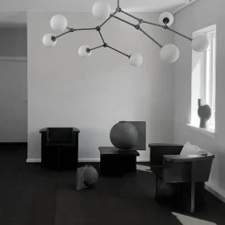 101 Copenhagen Drop Bulp Chandelier, grey fra><noscript><img width=
