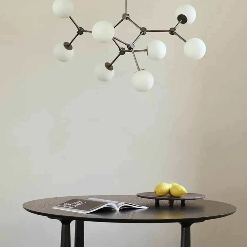 101 Copenhagen Drop Bulp Chandelier, mini grey fra> Spots|Lysekroner