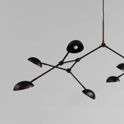 101 Copenhagen Drop Chandelier, burned black fra><noscript><img width=