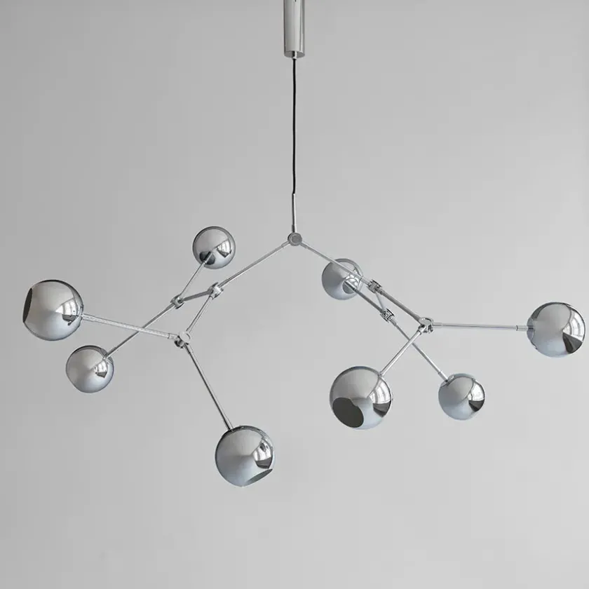 101 Copenhagen Drop Chandelier Globe, Burned Black fra> Lysekroner|Spots