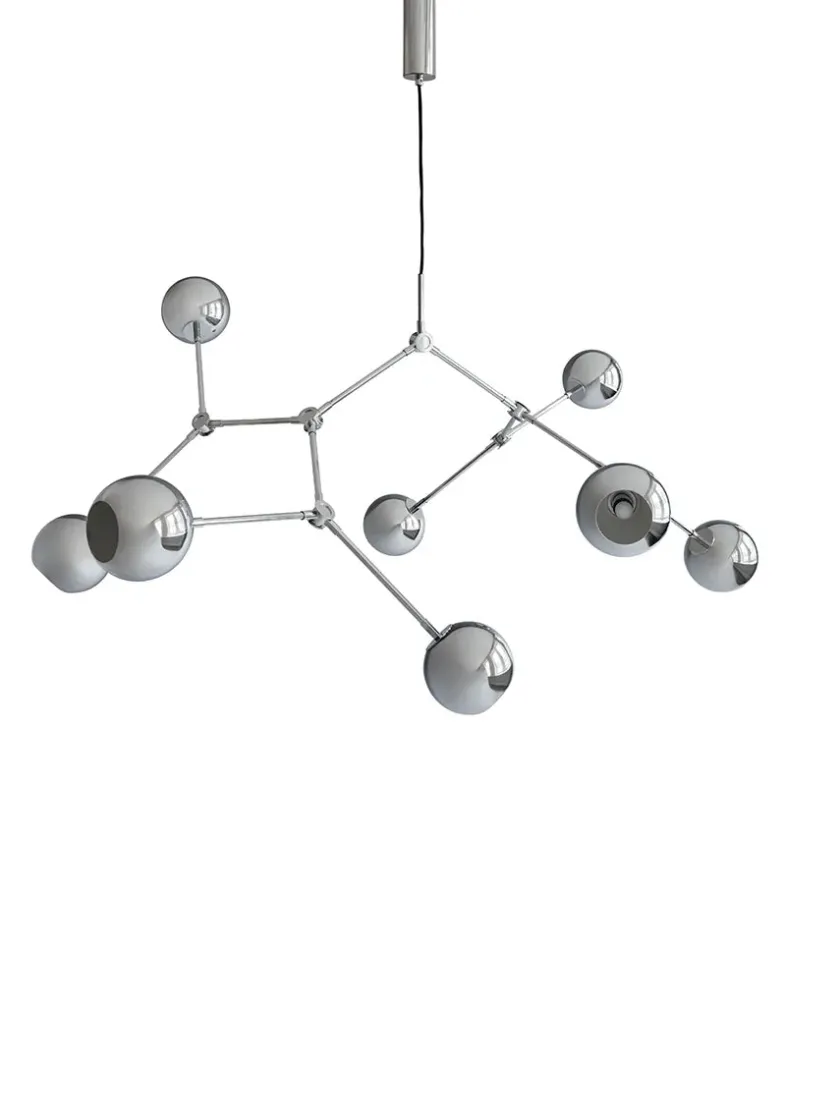 101 Copenhagen Drop Chandelier Globe, Chrome fra> Lysekroner|Spots