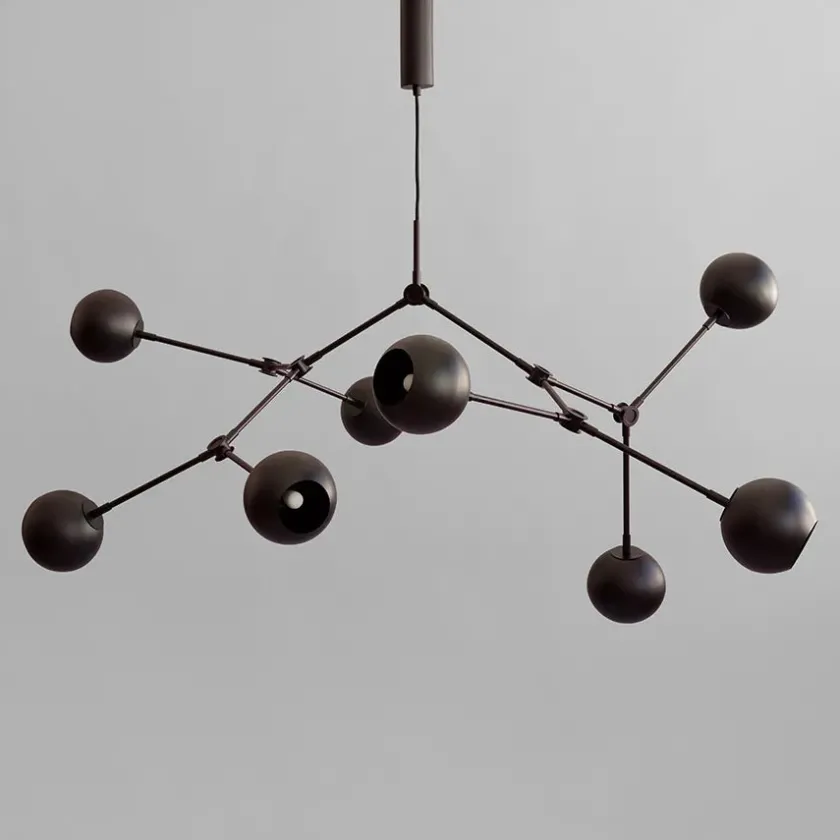 101 Copenhagen Drop Chandelier Globe, Chrome fra> Lysekroner|Spots