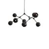 101 Copenhagen Drop Chandelier Globe, Mini, Burned Black fra> Lysekroner|Spots