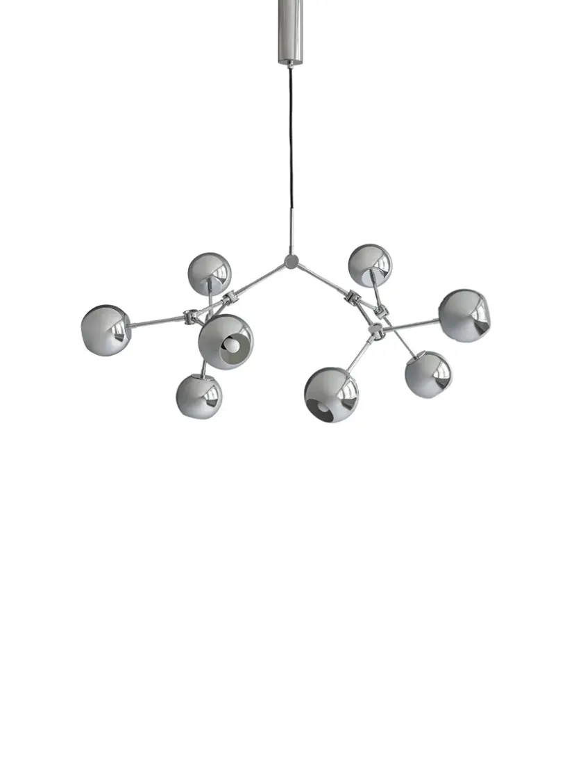 101 Copenhagen Drop Chandelier Globe, Mini, Chrome fra> Lysekroner|Spots