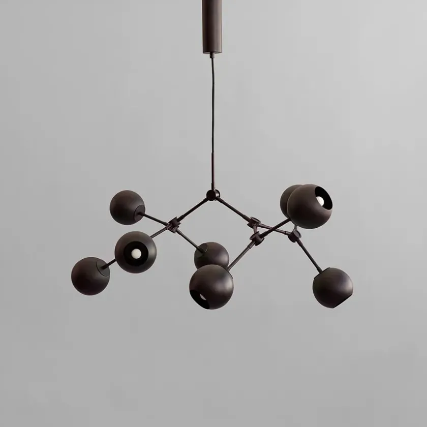 101 Copenhagen Drop Chandelier Globe, Mini, Chrome fra> Lysekroner|Spots