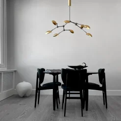 101 Copenhagen Drop Chandelier, mini brass fra> Lysekroner|Spots