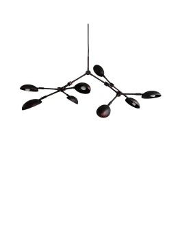 101 Copenhagen Drop Chandelier, mini burned black fra> Spots|Lysekroner