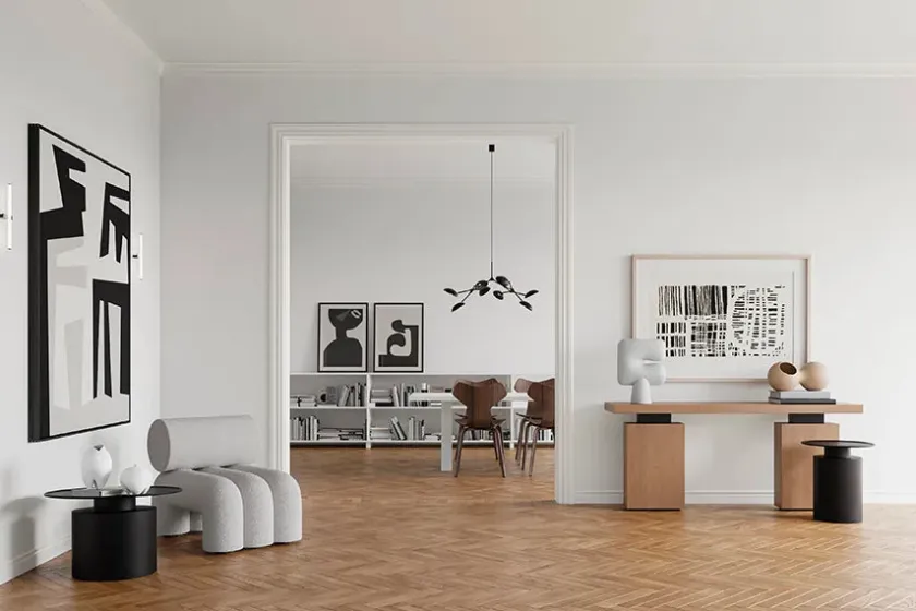 101 Copenhagen Drop Chandelier, mini burned black fra> Spots|Lysekroner