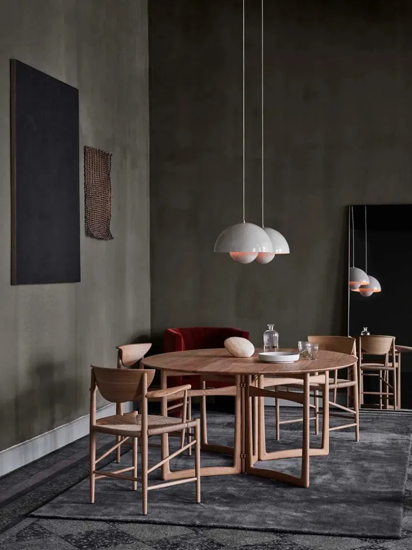 &Tradition Drop Leaf HM6 Spisebord af Hvidt & Mølgaard> Spiseborde