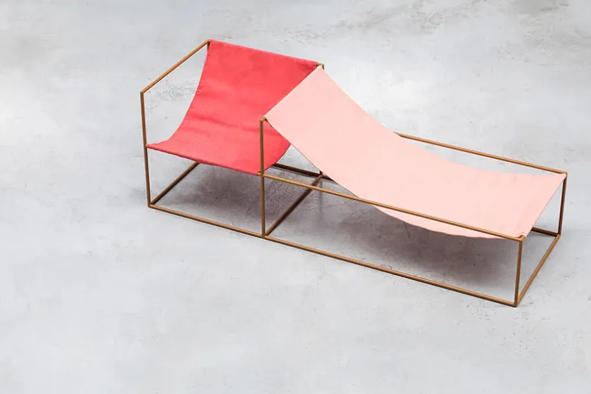 Valerie Objects Duo Seat, red/pink fra> Sofaer