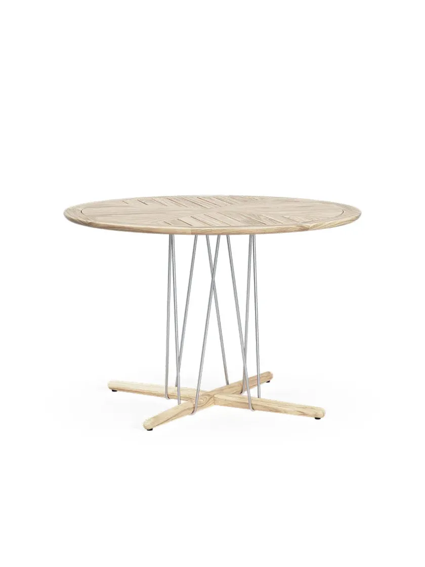 Carl Hansen & Søn E022 Havebord, Ø140 fra> Haveborde