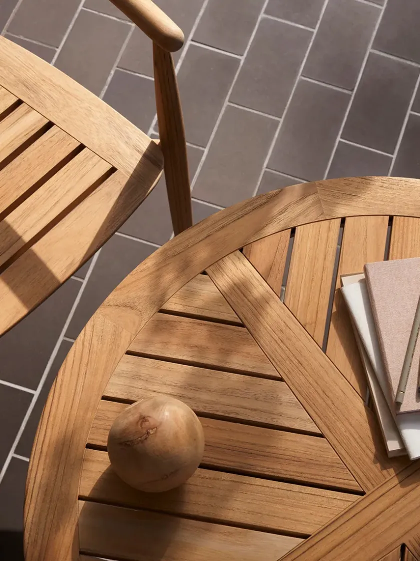 Carl Hansen & Søn E022 Havebord, Ø110 fra> Haveborde
