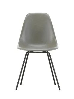 Vitra Eames Fiberglass Chair DSX, sortlakeret fra> Spisebordsstole